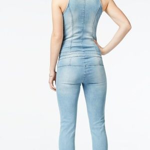 Sexy Stretch Denim Jumpsuit